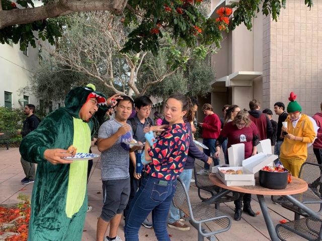 A vicious dinosaur attack