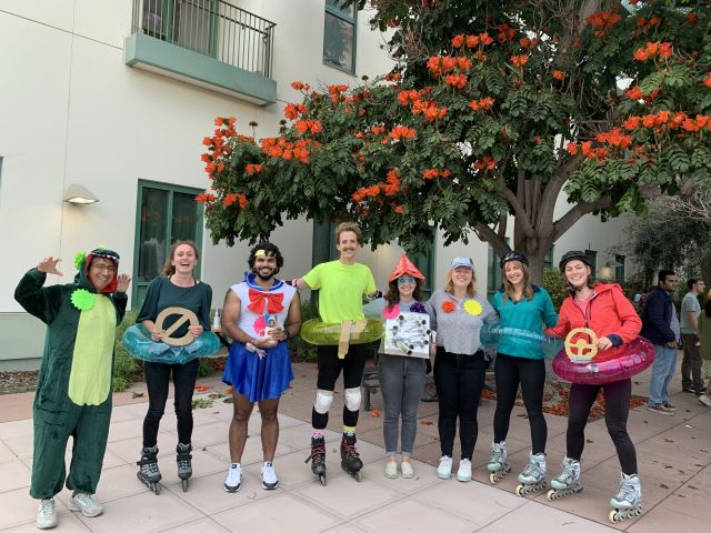 The costume contest winners rounded up